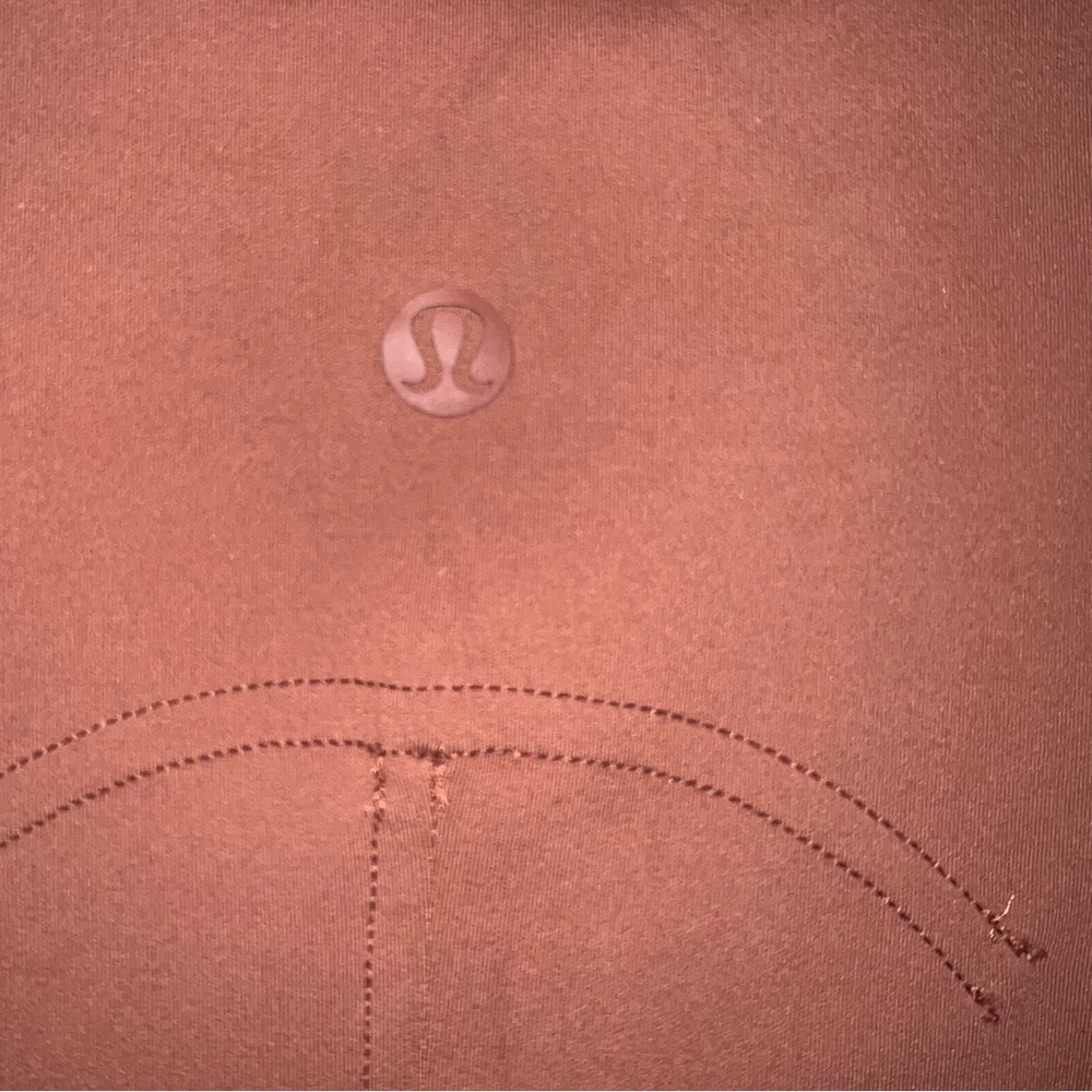 Lululemon InStill Tank Top With Removable Bra-Cups Roasted Brown Size 10 - Picture 6 of 6
